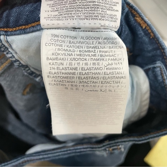 Mango MNG ISA Skinny Denim Jeans Size 4 Medium Wash Low Rise - Picture 7 of 8